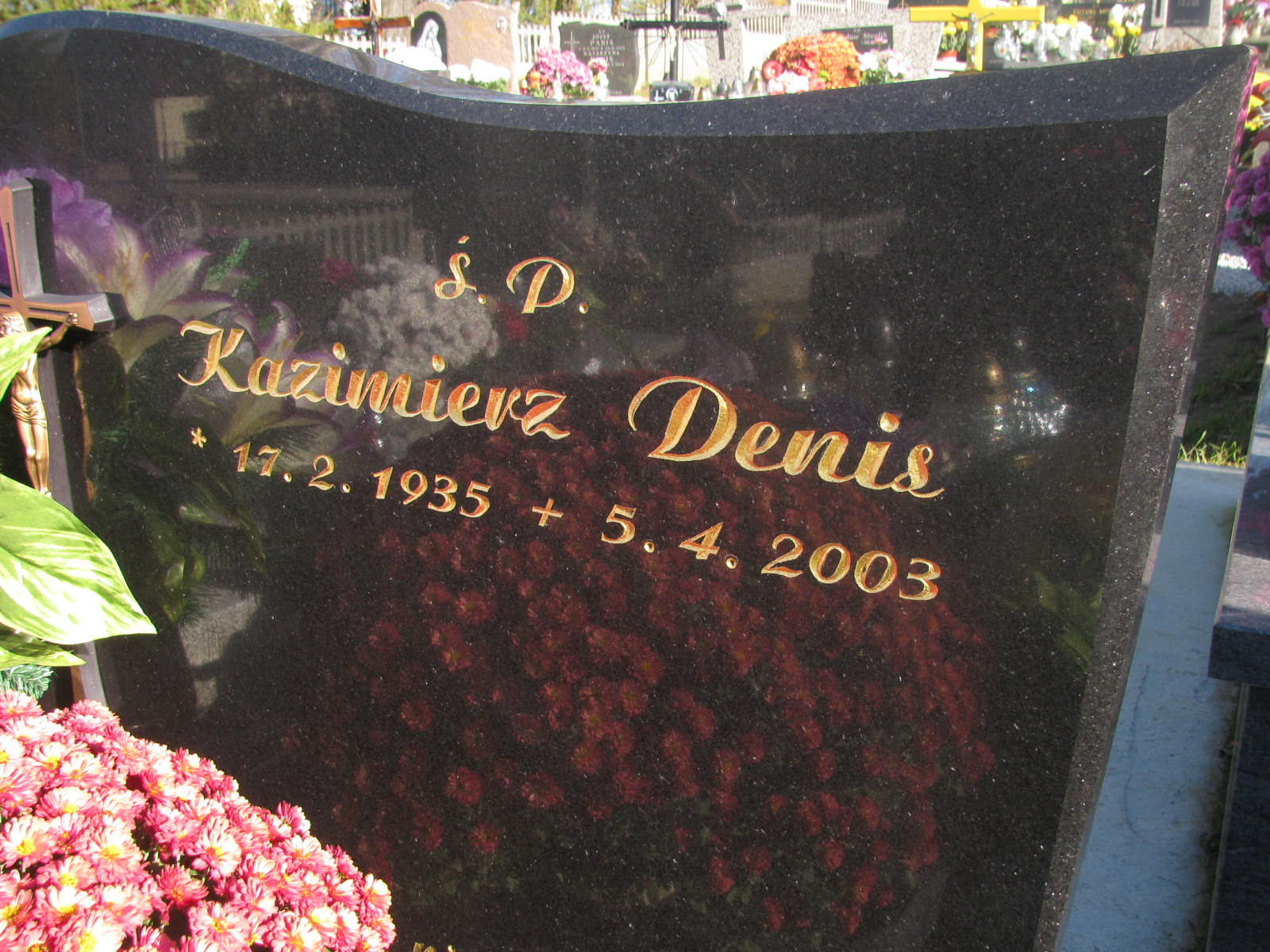 Kazimierz Denis 1935 Inwałd - Grobonet - Wyszukiwarka osób pochowanych