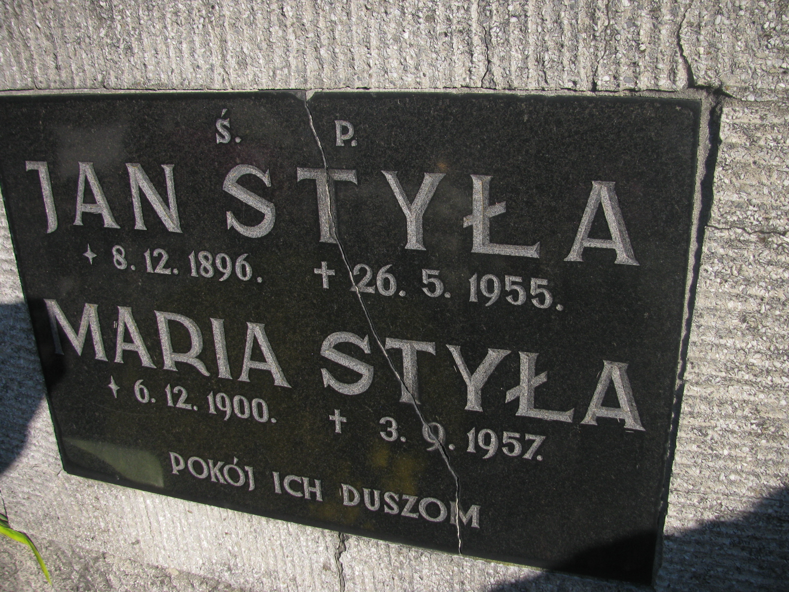 Maria Styła 1900 Inwałd - Grobonet - Wyszukiwarka osób pochowanych