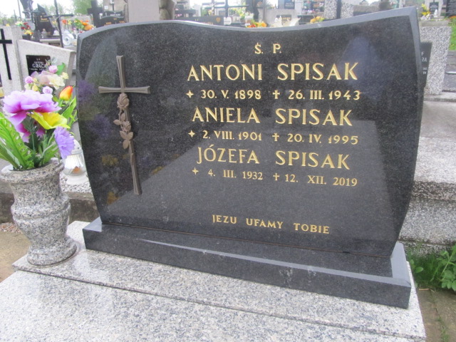 Aniela Spisak 1901 Inwałd - Grobonet - Wyszukiwarka osób pochowanych