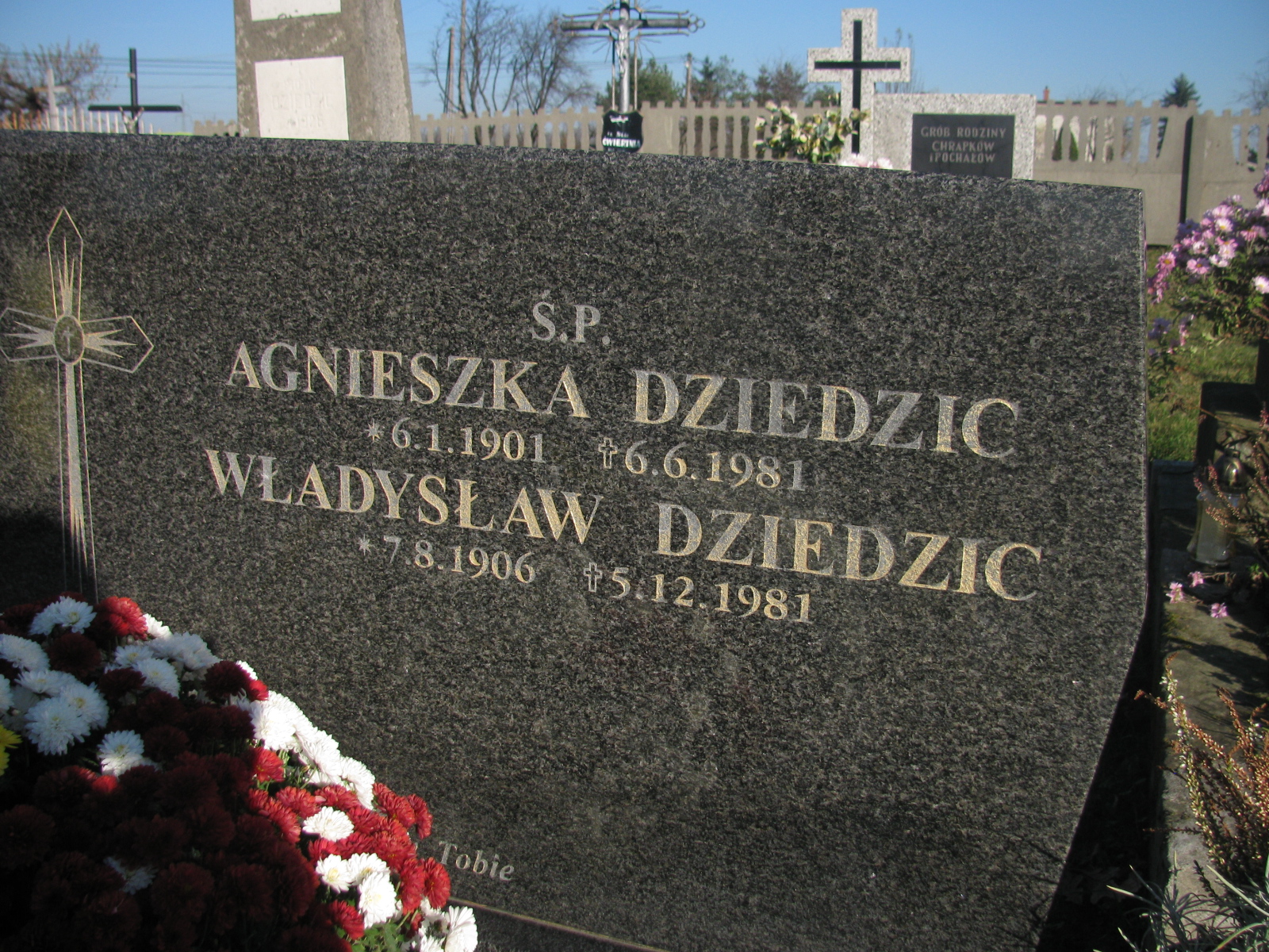 Agnieszka Dziedzic 1901 Inwałd - Grobonet - Wyszukiwarka osób pochowanych