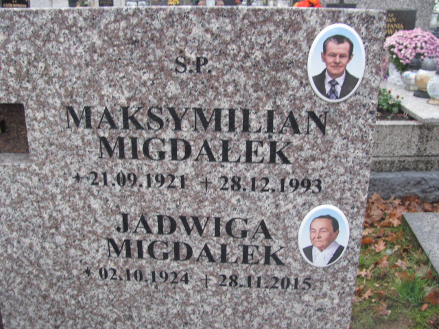 Grób Maksymilian Migdałek