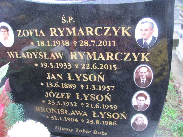 Bronisława Łysoń 1904 Inwałd - Grobonet - Wyszukiwarka osób pochowanych