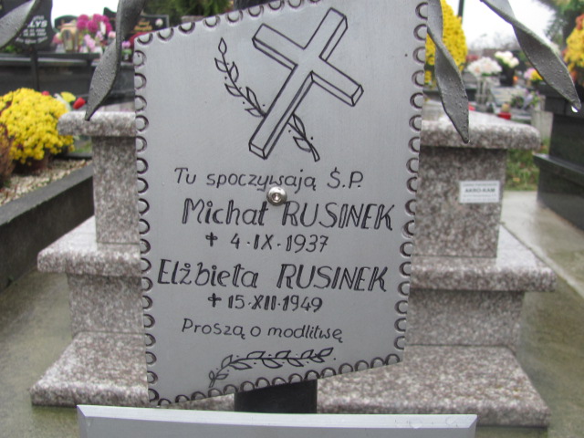 Elżbieta Rusinek Inwałd - Grobonet - Wyszukiwarka osób pochowanych