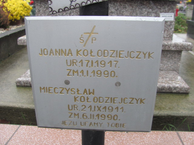 Grób Mieczysław Kołodziejczyk