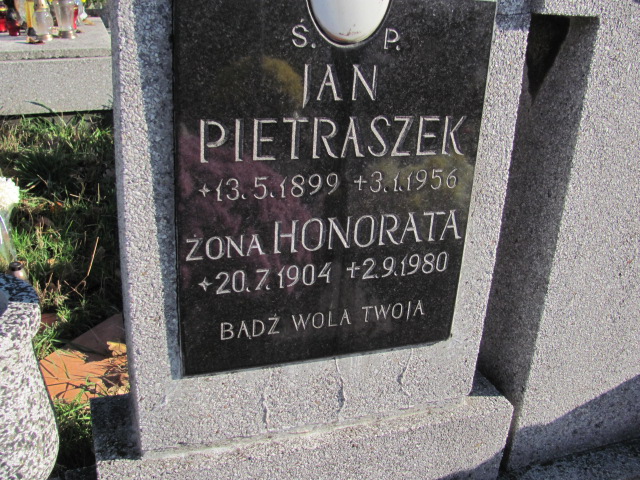 Jan Pietraszek 1899 Inwałd - Grobonet - Wyszukiwarka osób pochowanych