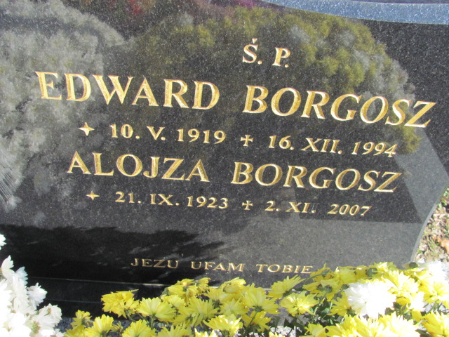 Grób Alojza Borgosz
