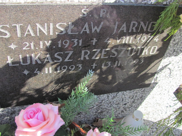 Łukasz Rzeszutko 1993 Inwałd - Grobonet - Wyszukiwarka osób pochowanych