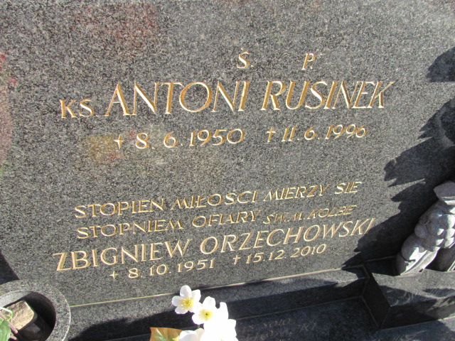 Zbigniew Orzechowski 1951 Inwałd - Grobonet - Wyszukiwarka osób pochowanych